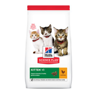 Пълноценна храна за котенца Hill’s SP Kitten с пилешко
