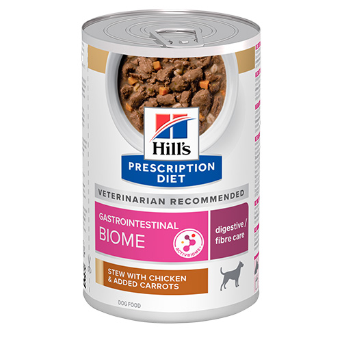 Hill`s PRESCRIPTION DIET GASTROINTESTINAL BIOME STEW с пилешко и моркови