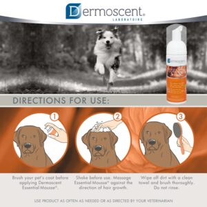 Essential Mousse Dermoscent инструкции за употреба при кучетапочистваща пяна за кучета и дребни бозайници 150 ml