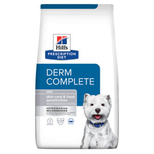 Hill’s Derm Complete Mini храна за кучета с кожни и хранителни алергии