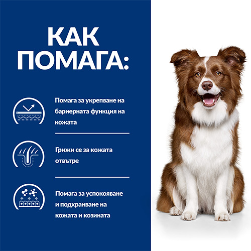 Ползи от Hill’s Derm Defense за кожа и козина при кучета