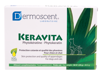 Keravita Dermoscent хранителна добавка за кожа козина и нокти при кучета и котки