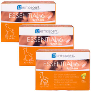 Dermoscent Essential 6 Spot-On за кучета 20–40 kg – дерматологични пипети за кожа и козина