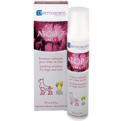 ATOP 7 Spray Dermoscent успокояващ спрей за кожа при кучета и котки